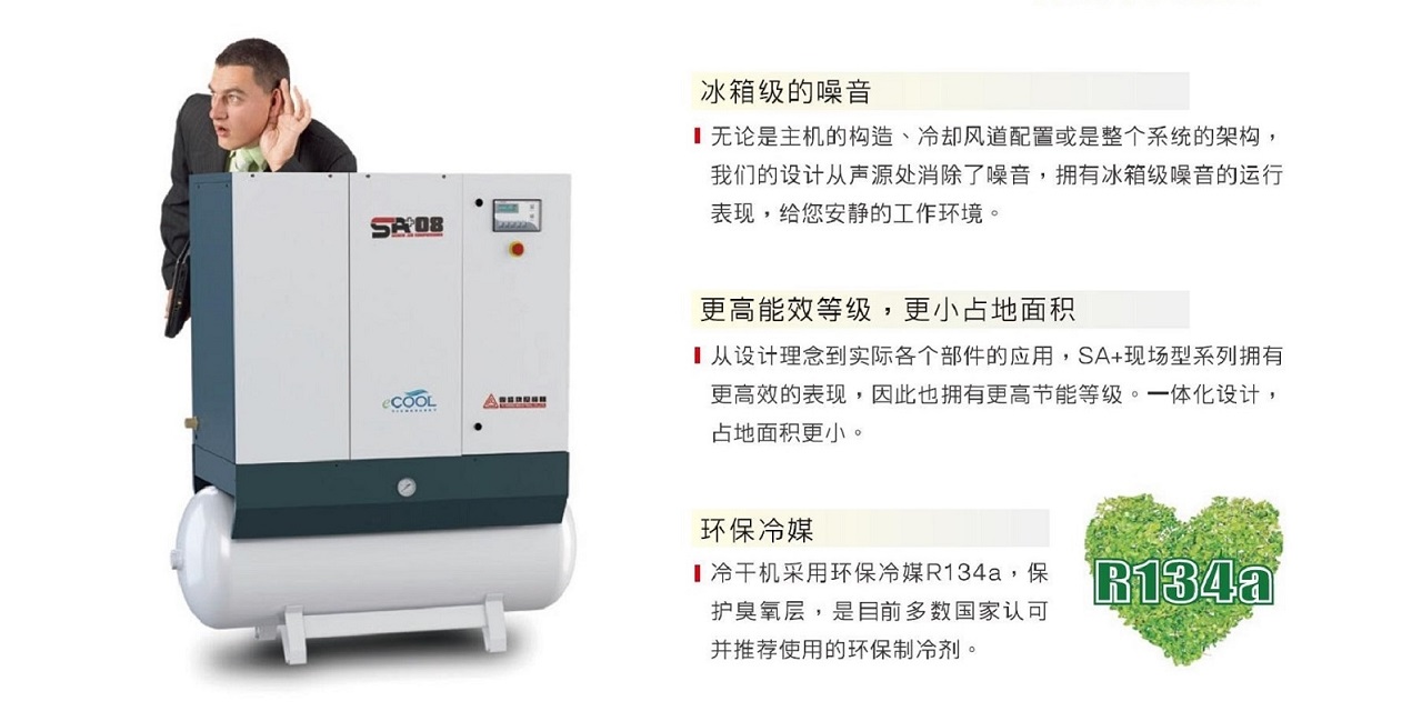 復盛SA+空壓機噪音低、占地小.jpg